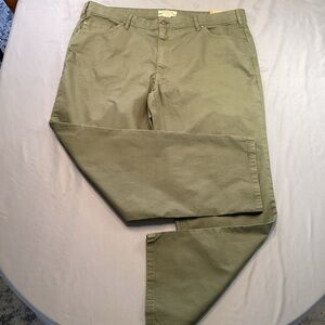 NWT ORVIS 1856 Men’s Stretch Twill 5-Pocket Pants 42x30 Moss Green Regular Fit